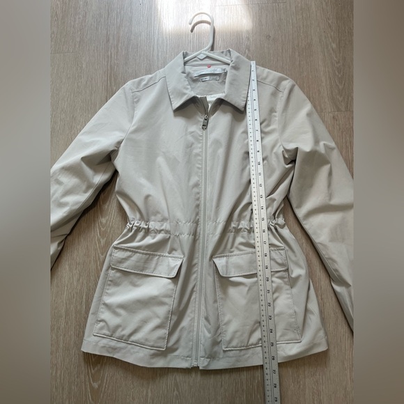 Simons Contemporaine Lightweight Drawstring Utility Fall Zipper Jacket - Picture 3 of 10